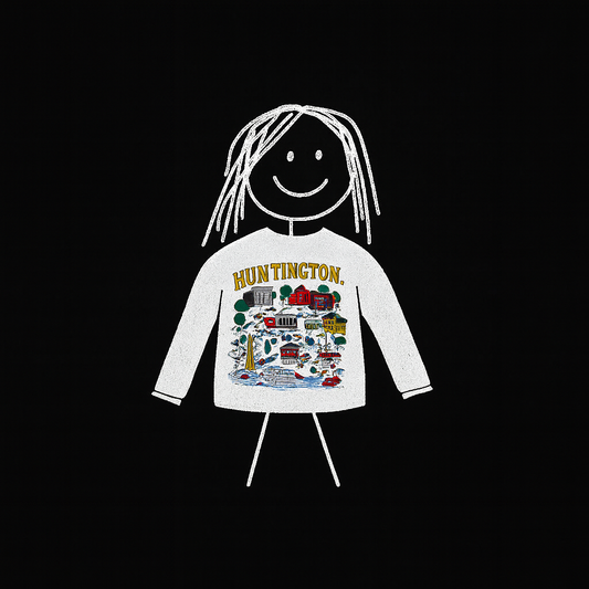 Huntington, W.V. - Cartoon Crewneck